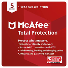 McAfee password manager